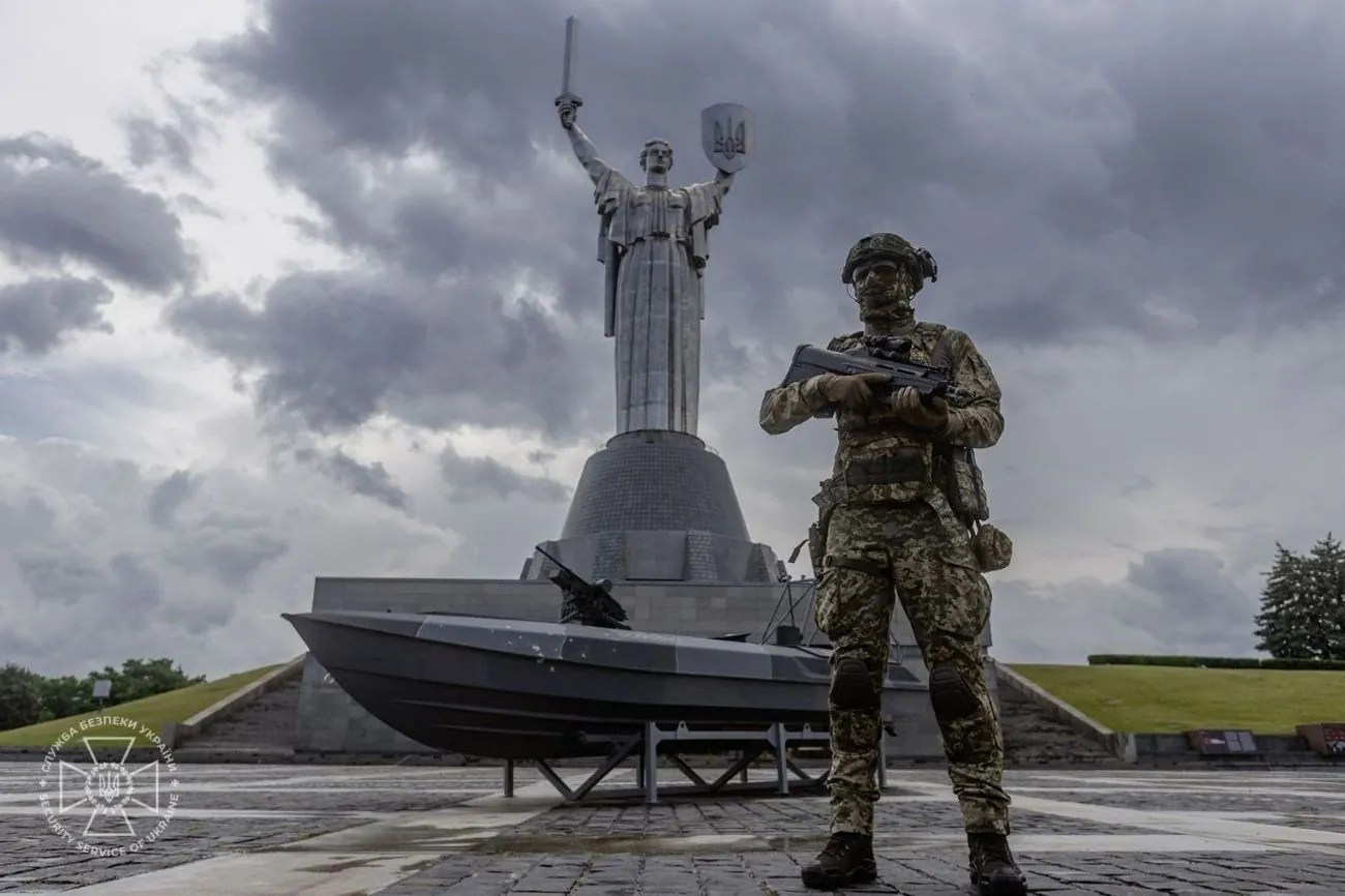 The SSU handed over to the museum a drone-"veteran" Sea Baby, which performed combat missions in the Black Sea The SSU handed over to the museum a drone-"veteran" Sea Baby, which performed combat missions in the Black Sea